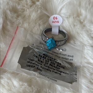 bomb party RARE UNICORN turquoise magnesite